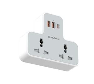 Stuffcool ChargeT 2 AC Universal Socket with Built in 20W GaN Charger, @ Rs 1,349 with 33% Off: