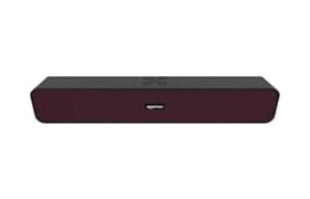 72% Off: (Refurbished) amazon basics 16W Bluetooth Soundbar Speaker with 1200mah Battery, BT v5.1, Aux, USB @ Rs 447.00