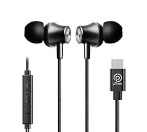 60% Off: (Refurbished) pTron Boom Play Type C Port in-Ear Wired Earphones with Mic, 10mm Drivers @ Rs 149.00