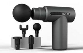 Cult Impact Deep tissue massage gun, 3000mAh battery, 6-speed intensit @ Rs 849 with 79% Off: