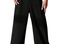 78% Off: GRECIILOOKS Women High Rise High Waist Trousers Flared Korean Style Fo @ Rs 449