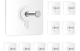 82% Off: Zulaxy Photo Frame Hooks for Wall Without Drilling, 10 Pack @ Rs 239