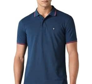 4% Off: Van Heusen Men’s Cotton Solid Regular Fit T-Shirt @ Rs 699