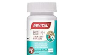 35% Off: Revital Biotin+ with Amla and DHT Blockers for Hair Growth @ Rs 438
