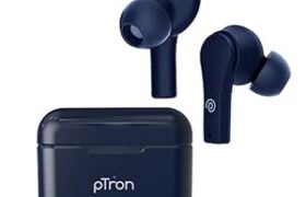 80% Off: (Refurbished) PTron Bassbuds Tango in-Ear TWS Earbuds, TruTalk AI-ENC Calls, Movie Mode, 40Hrs Playtime, @ Rs 369.00