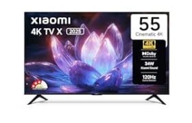 Xiaomi 138 cm (55 inch) X Ultra HD 4K Smart Google LED TV L55MB-AIN @ Rs 33,999 with 31% Off: