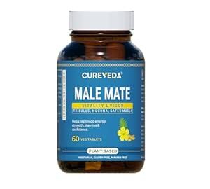 31% Off: Cureveda Herbal Male Mate | Testosterone Support Supplement For Men @ Rs 899