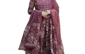 77% Off: Alvami Women Anarkali Kurta and Pant Set With Dupatta @ Rs 599