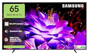 Samsung 163 cm (65 inches) Vision AI 4K Ultra HD Smart QLED TV QA65QEF @ Rs 74,990 with 29% Off:
