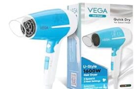 43% Off: Vega U Style 1400-1600W Foldable Hair Dryer for Women @ Rs 799