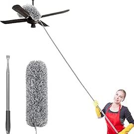75% Off: Hallstatt 2025 Upgraded Long Handle Microfiber Feather Fan Ceiling Duster @ Rs 249