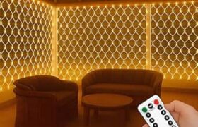 Gesto Net Mesh Lights – 200 LED Warm White Waterproof Serial String Li @ Rs 725 with 64% Off: