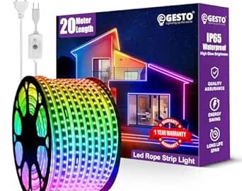 Gesto 20 Meter Rope Led Strip Lights – High Brightness Outdoor Lights @ Rs 999 with 86% Off: