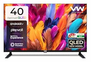 VW ( Visio World. 101 cm (40 inches) OptimaX Series Full HD Smart QLED @ Rs 10,999 with 48% Off:
