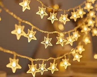 Desidiya® 16 Star String LED Lights 3 Meter Warm White Waterproof Deco @ Rs 99 with 90% Off: