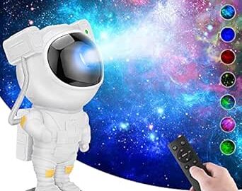 81% Off: One94Store Astronaut Galaxy Projector Night Light – 360° Rotating Nebula @ Rs 669