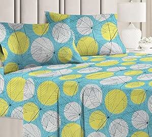 81% Off: BSB HOME 3D Printed 144 Tc Microfiber Double Bedsheet with @ Rs 189