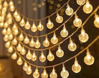 85% Off: One94Store Crystal Ball String Lights – 14 LED, 3 Meter @ Rs 149