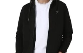 41% Off: Allen Solly Men’s Sweatshirt with Hoodie (ASSTQRGFT10876_BLACK_XL) @ Rs 1232