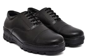 59% Off: SVpanther Men’s Leather Lace-Ups Comfortable/Travelling/Trekking Police Shoe @ Rs 829