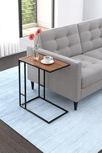 52% Off: Metal C Side Table for Sofa & Bed | Wooden @ Rs 1669