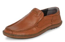 48% Off: Blue Leather By Centrino Genuine Leather Men’s Formal Slip on @ Rs 1549
