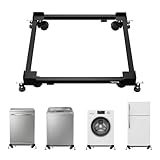 Lifelong Adjustable Washing Machine Stand with Wheels