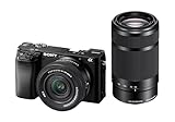 Sony New Alpha ILCE6100X Previously ILCE6100Y with Upgraded SELP1650 Ver 2 Power Zoom Lens SEL55210 Lens
