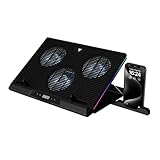 GAMDIAS Aether M1 Triple Fan Laptop Cooling Pad Upto 19 2 USB Port