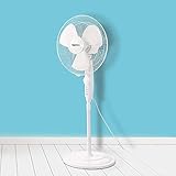 amazon basics High Speed 55 Watt Oscillating Pedestal Fan 400Mm Sweep Length White without Remote at Rs 799