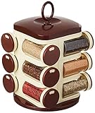 Amazon Brand Solimo Plastic Revolving Spice Rack Set 12 Pcs at Rs 260