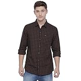 The Indian Garage Co Mens Checkered Slim Fit Casual Shirt