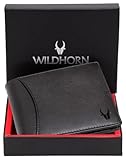WildHorn RFID Protected Leather Wallet for Men Jade Black at Rs 298