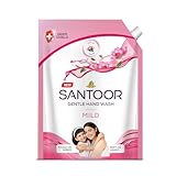 Santoor Mild Gentle Hand Wash 1300ml with Goodness of Lotus Tulsi Rich Lathering Formula with AntiBacterial Properties Soft on Hands Soothes Hydrates Skin at Rs 152