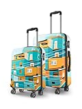 Safari 8 Wheels Luggage Set Of 2 3778