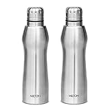 MILTON Elate 1000 Stainless Steel Water Bottle 840 ml Set of 2 399