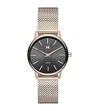 MVMT Avenue Qtz Basic Slim Gunmetal Round Dial Womens Analog Watch