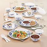 Larah By Borosil Dinner Set with Glasses 40 2099 at Rs 2099
