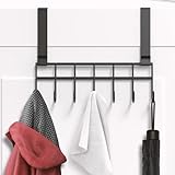 Over The Door Hook Hanger Hanging Organizer Rack Steel Door Hook Hanger Wall Hook Rack 7 Hooks