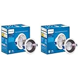 Philips 12 Watt Black Reflector LED Ceiling COB Round Spot L