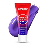 Colgate Visible White Purple Toothpaste for Teeth Whitening Helps Remove Surface Stains Whitens Yellow Teeth EnamelSafe for Daily Use 120g at Rs 128