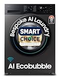 Samsung Smart Choice 12 kg 5star AI Ecobubble Super Speed WiFi Hygiene Steam with Inbuilt Heater Digital Inverter FullyAutomatic Front Load Washing Machine WW12DG5B24AXTL Ino at Rs 34740