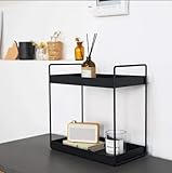 Clazkit Iron 2Tier Countertop Kitchen Organizer Tiered Shelf Storage Rack Counter Top Organiser Storage Shelf for Home Kitchen and Bathroom at Rs 255