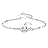 Arturia Womens Chic 925 Sterling Silver Infinity Bracelet A