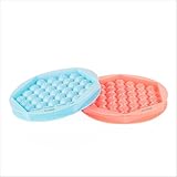 Clazkit 37Grid Hexagon Emoji Ice Cube Tray Flexible Reusable Plastic Mold for Cocktails Whiskey and More Multicolor Pack of 2 at Rs 34