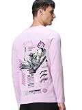 Bewakoof Mens Cotton Jersey Graphic Print Regular Fit Full Sleeve Round Neck TShirt at Rs 479