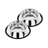 PremiumAV Stainless Steel Pet Bowl 1500 ML 4 No Size Dog