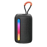 Intex Beast 5X Newly Launched Bluetooth Speaker 360 Iconic Surround Sound Rhythmic RGB LED Light TWS Feature TypeC Fast Charging Upto 5 Hrs Playback BT 54 for Party Travel Black at Rs 849