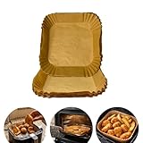 Clazkit 100 PCS Air Fryer Paper Sheets Disposable Liner for Microwave OilProof Parchment for Frying Baking Cooking Roasting and Microwave Square 8 Inch at Rs 93