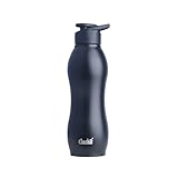 Clazkit Platina Stainless Steel Black Matte Finish Water Bottle Set of 3ISI Certified Leakproof RustFree BPAFree Durable for Fridge Sports Gym Yoga Office Easy to Clean Reusable1000ml at Rs 247